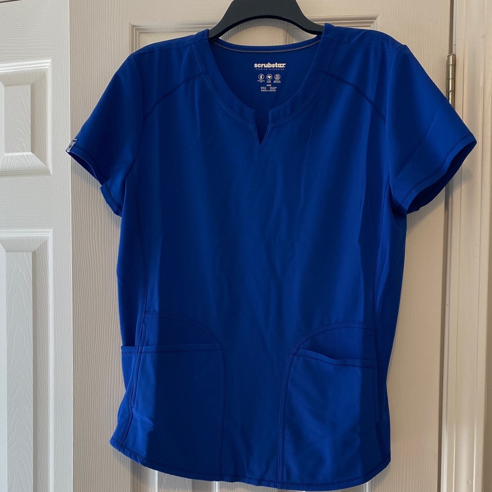 Scrubstar Women's Vivid Blue Short Sleeve Tee